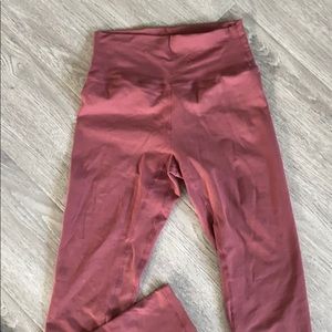 Til you collapse dusty rose scrunch leggings